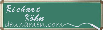 Richart Köhn Visitenkarte